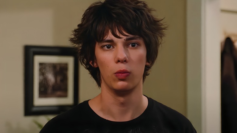 Rodrick Heffley looking concerned