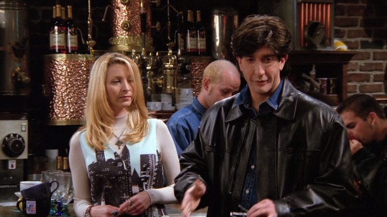 Russ standing in front of Phoebe