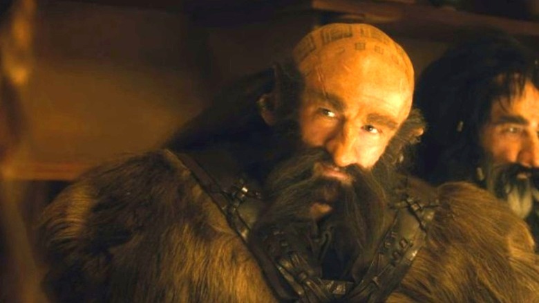 Graham McTavish as Dwalin looking curious