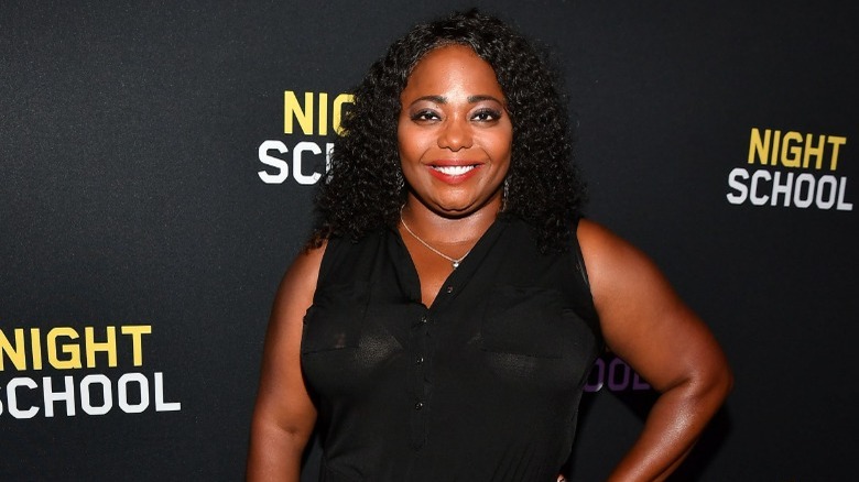 Cocoa Brown attends a red carpet
