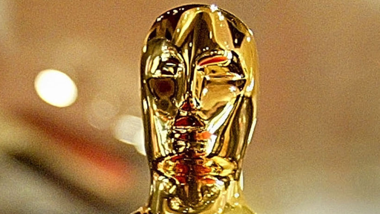 Academy Award Oscar trophy close-up