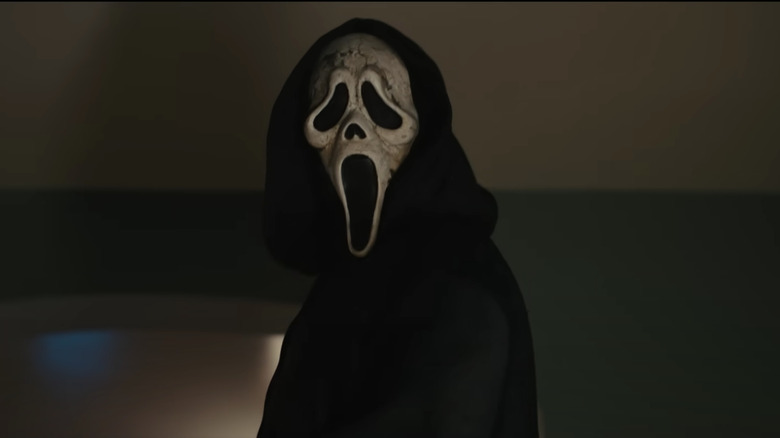 Ghostface with cracked mask