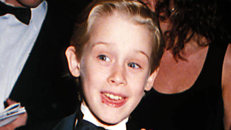 Macaulay Culkin smiling