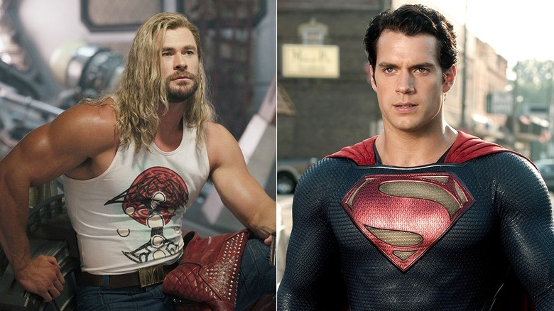 Superman and Thor 