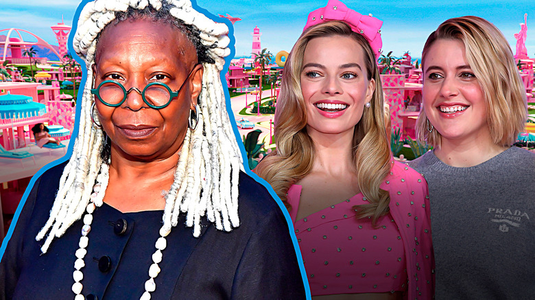 Whoopi Goldberg, Margot Robbie, and Greta Gerwig Barbie world