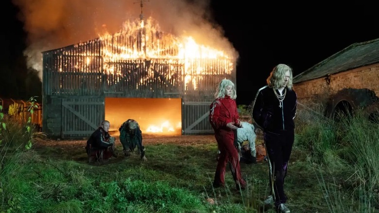 The Jimmy's after a raging fire in 28 Years Later: The Bone Temple (2026)