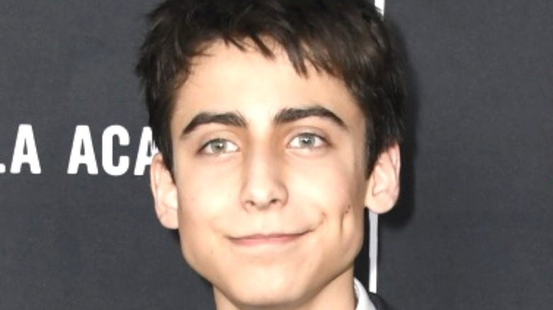 Aidan Gallagher Smiling