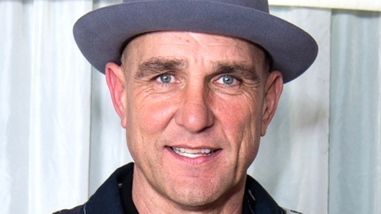 Vinnie Jones smiling