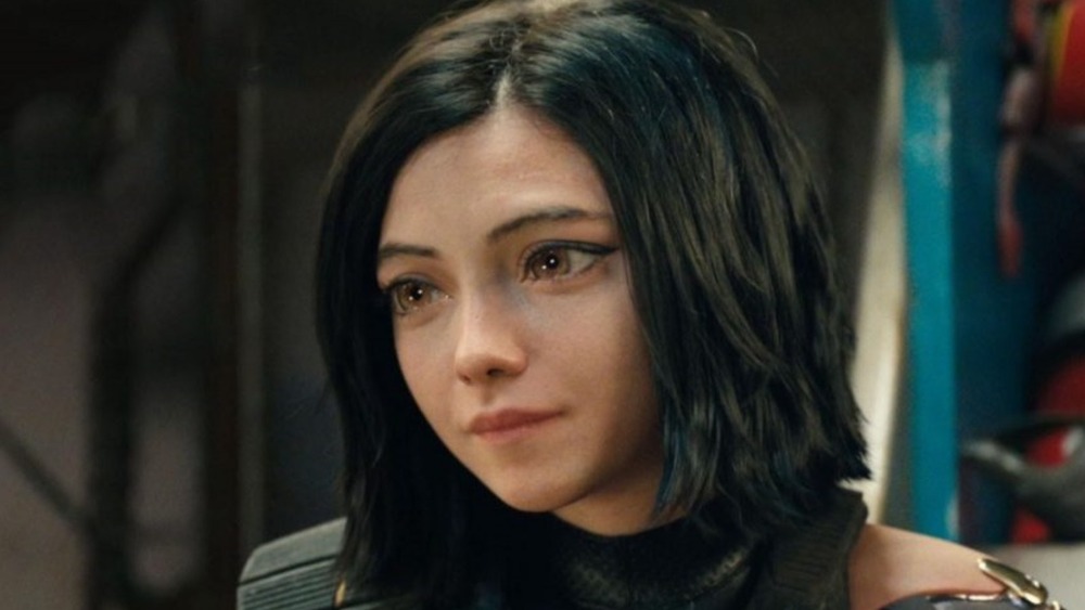 Alita smiling calmly