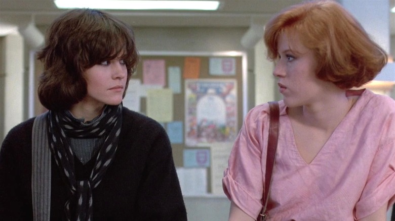 Ally Sheedy and Molly Ringwald in The Breakfast Club