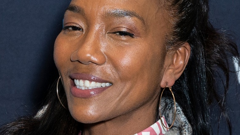 Sonja Sohn smiling at premiere