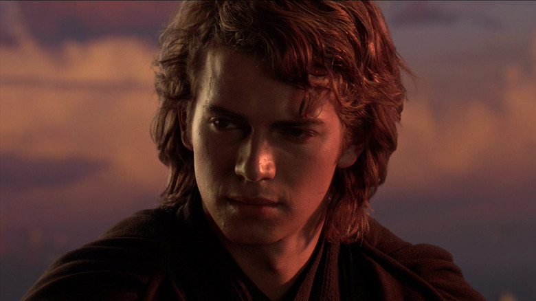 Anakin thinking at sunset