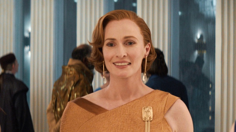 Genevieve O'Reilly smiling in Andor