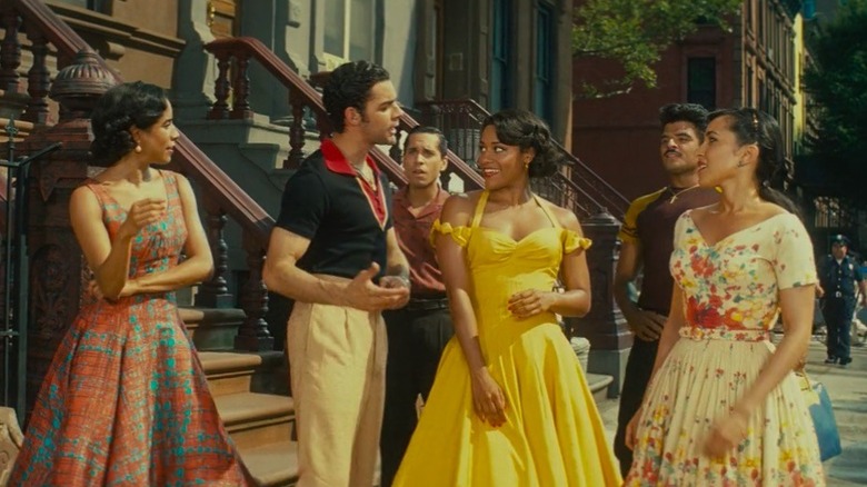 Anita talking to friends 
