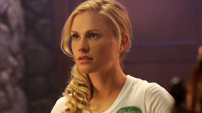 Sookie side ponytail staring