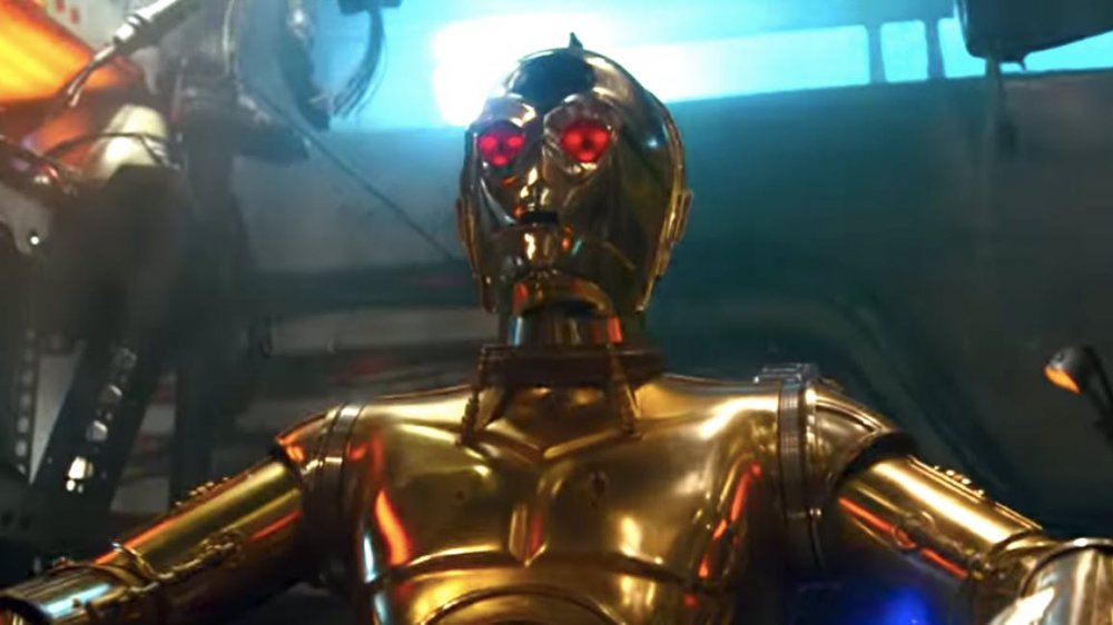 Anthony Daniels' C-3PO in Star Wars: The Rise of Skywalker