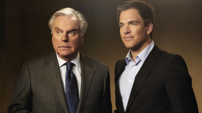 Anthony DiNozzo Sr standing with Tony on NCIS