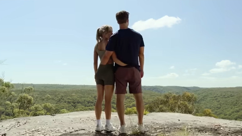 Bea and Ben on cliff