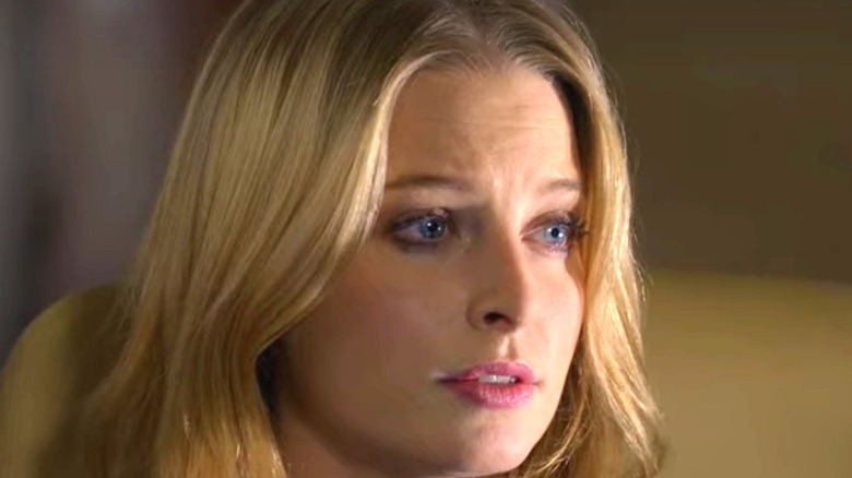 Ashley Seaver looking off-screen in Criminal Minds