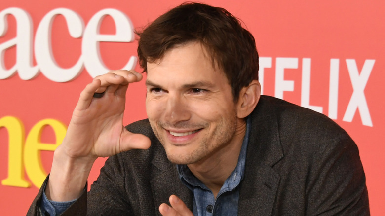 Ashton Kutcher being weird