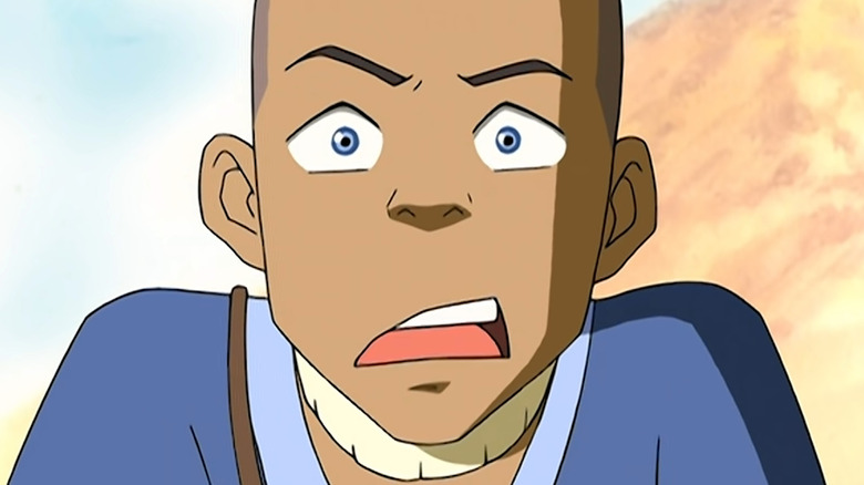 Sokka and Katara argue