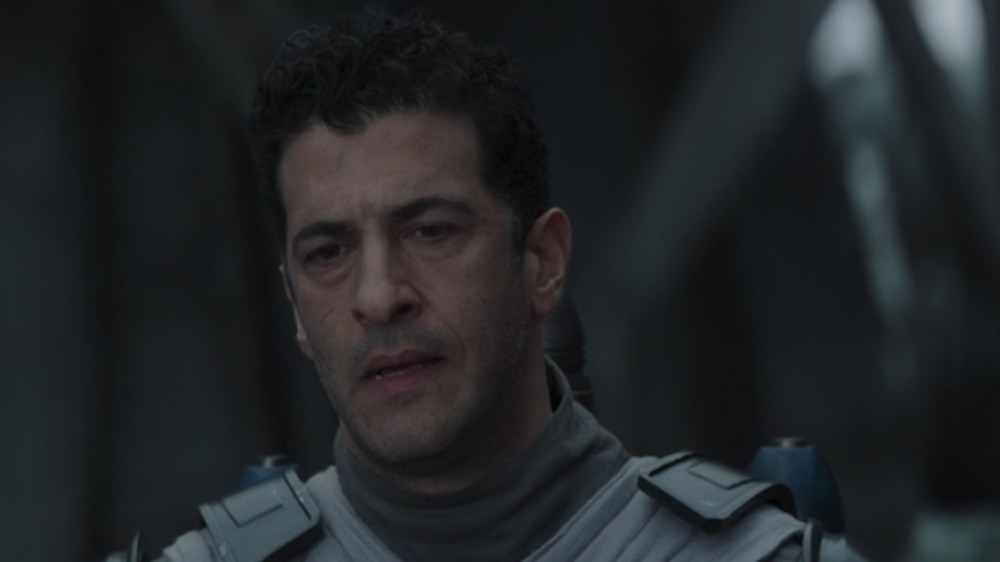 Simon Kassianides as Axe Woves on The Mandalorian