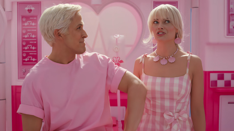 Ken and Barbie standing together