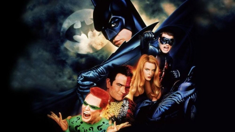 Original poster art for Batman Forever