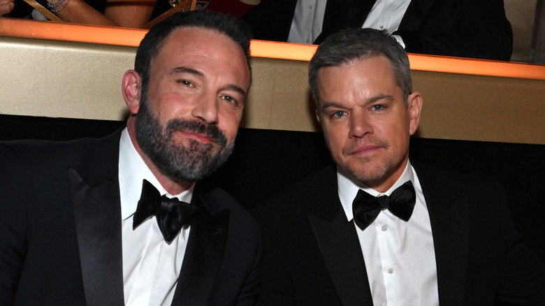 Ben Affleck Matt Damon smiling