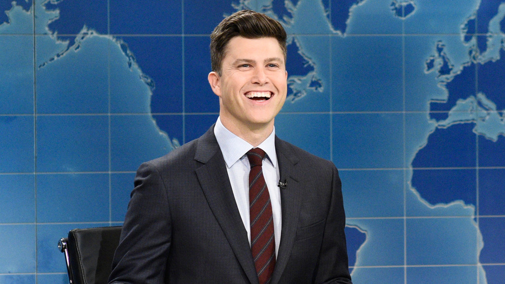 Jost goofing on SNL set