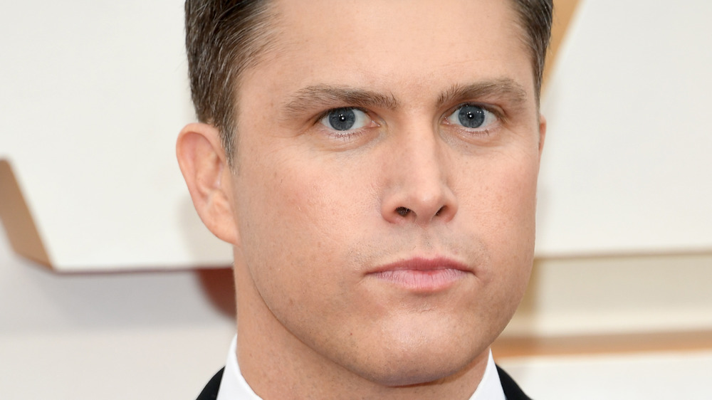 Colin Jost attending event