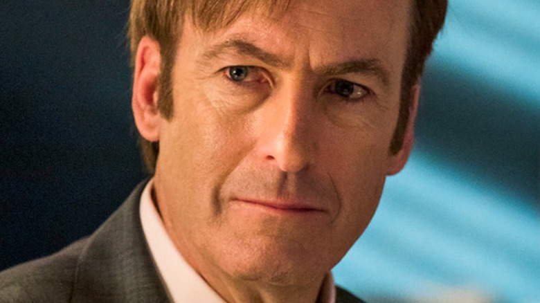 Jimmy McGill aka Saul Goodman looking at something