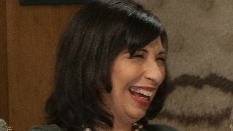 Bev laughing