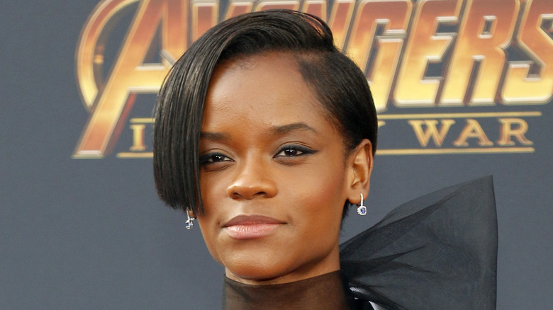 Letitia Wright at Avengers: Infinity War premiere