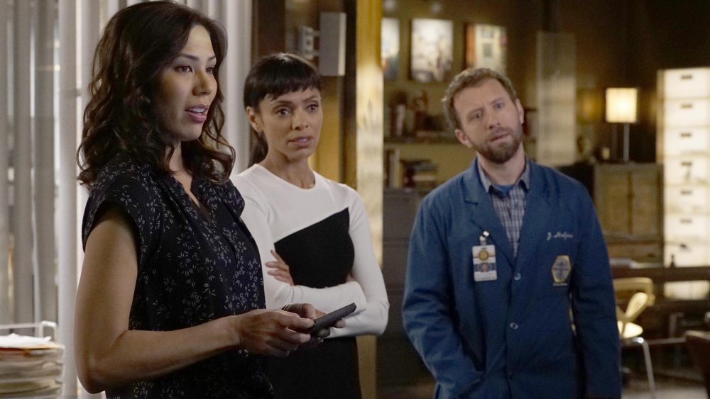 Michaela Conlin, Tamara Taylor, and T.J. Thyne on Fox's Bones