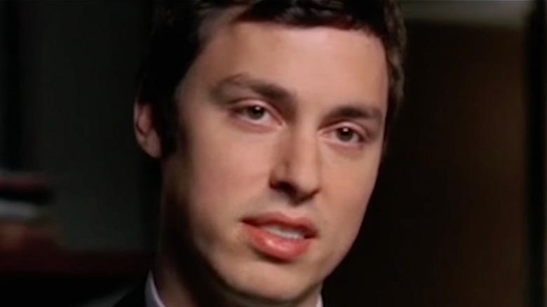Dr. Lance Sweets looking upset.