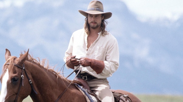 Tristan Ludlow on a horse