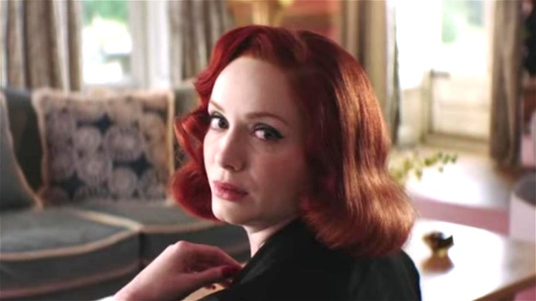 Christina Hendricks looking back