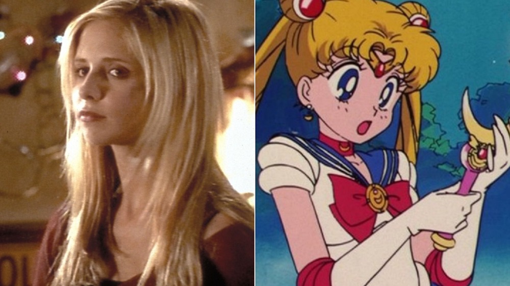Sarah Michelle Geller in Buffy the Vampire Slayer, Sailor Moon