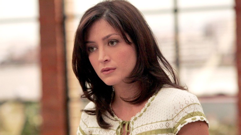 Caitlin Todd looking interested on NCIS