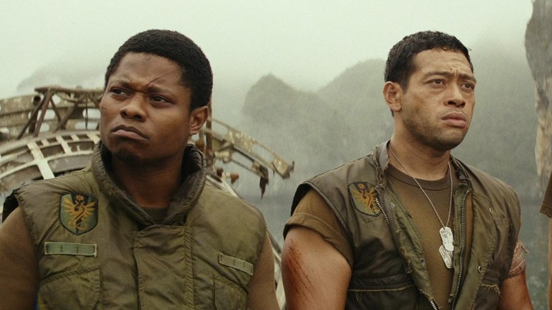 Joe Reles and partner looking off