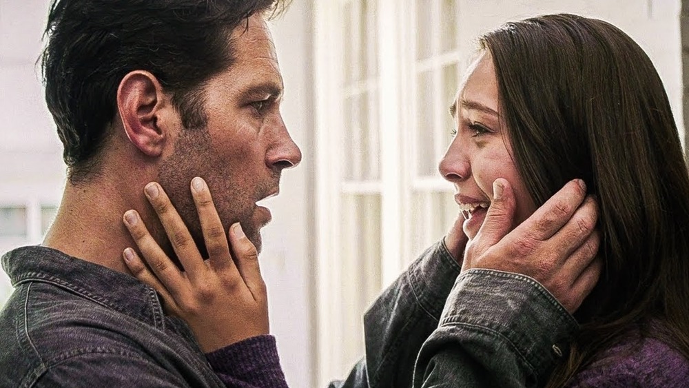 Paul Rudd as Scott Lang/Ant-Man and Emma Fuhrmann as Cassie Lang in Avengers: Endgame