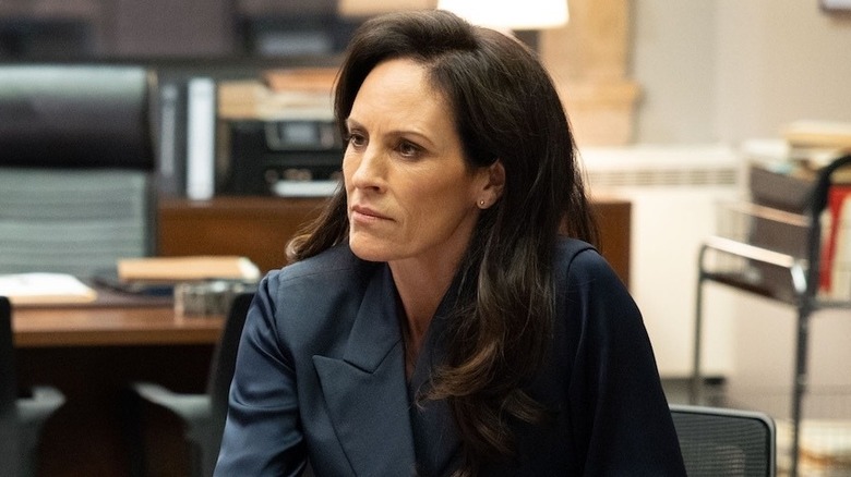 ﻿Annette Davis listening in "Chicago Fire" (2012-present)