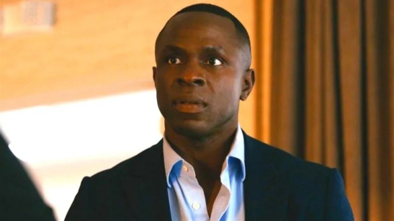 David Goodwin looking concerned in "Chicago Med"