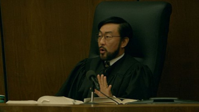 Judge Lance Ito on the bench in The People v. O.J. Simpson
