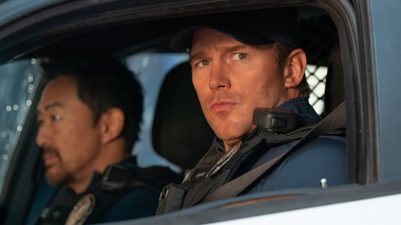 Chris Raven with his former partner in Mercy (2026)