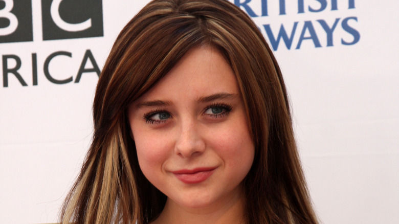 Alessandra Torresani with dark hair