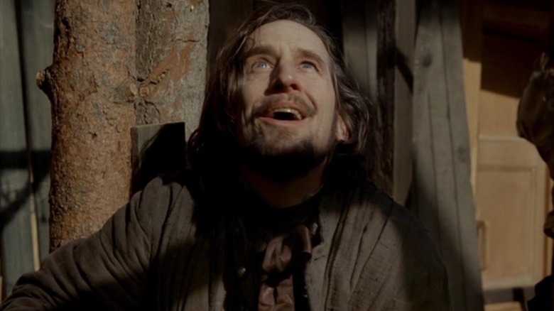 Reverend Henry Smith gazes upward in awe