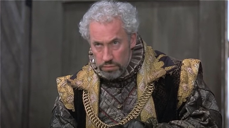 Tilney, Master of the Revels scowling 