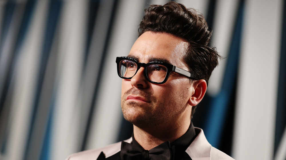 Dan Levy at a Hollywood party